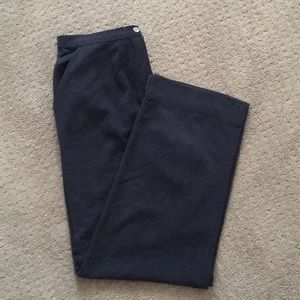 Pineapple Moon 100% Black Silk Size M Pants